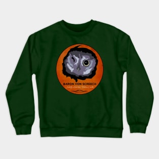 Schlitz Audubon • Baron Von Screech Owl • Milwaukee, WI Crewneck Sweatshirt